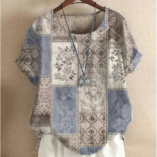 Modern Patchwork Blouse